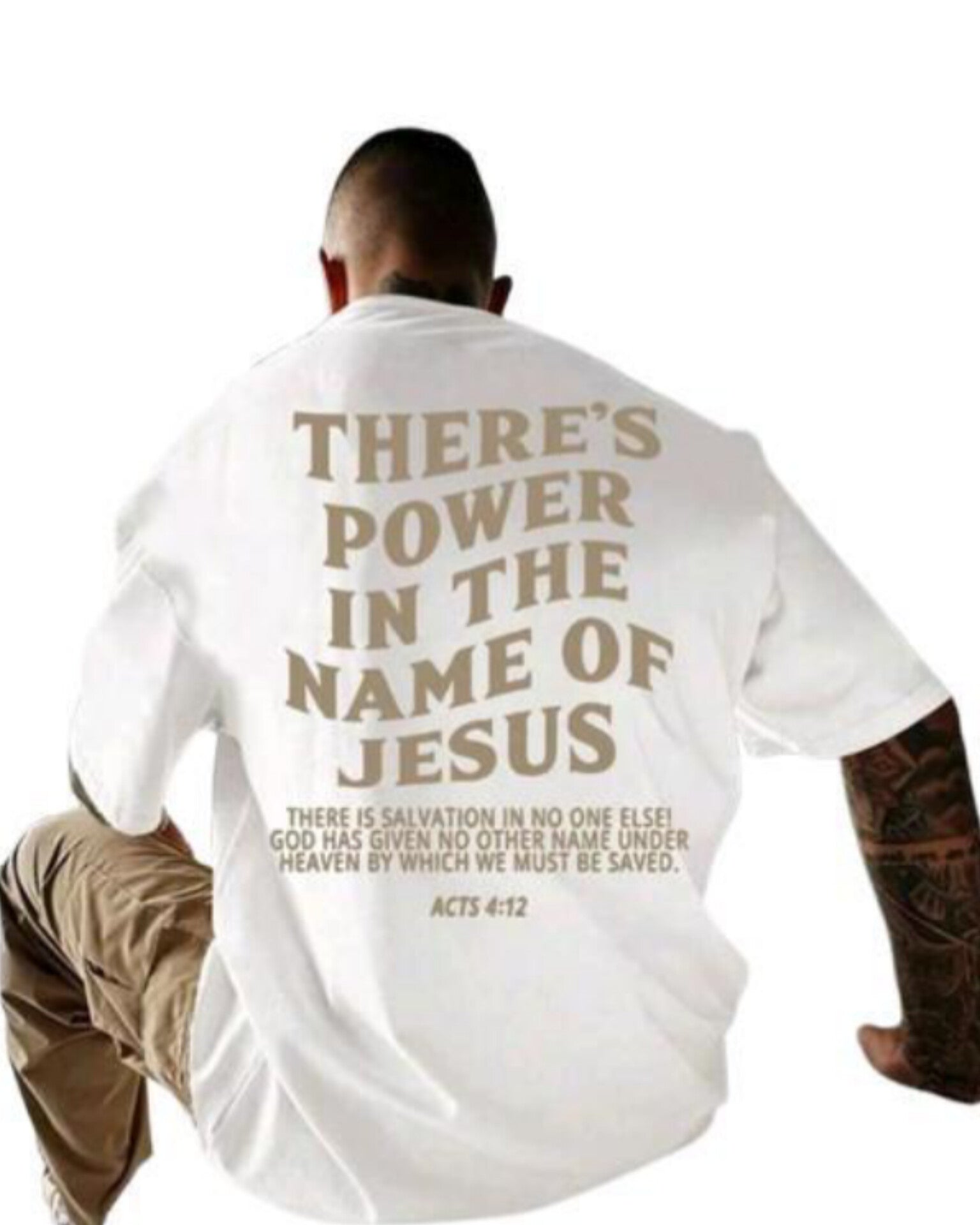MST God Did 2.0 Sweat T-shirt White