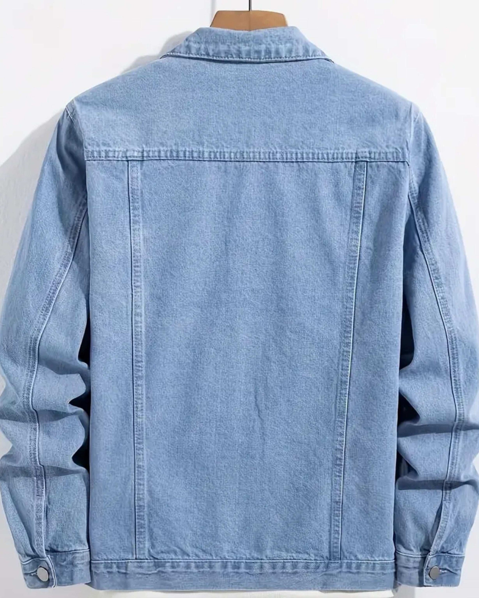 MST Luxury Denim Jacket Blue - Mystyletoday