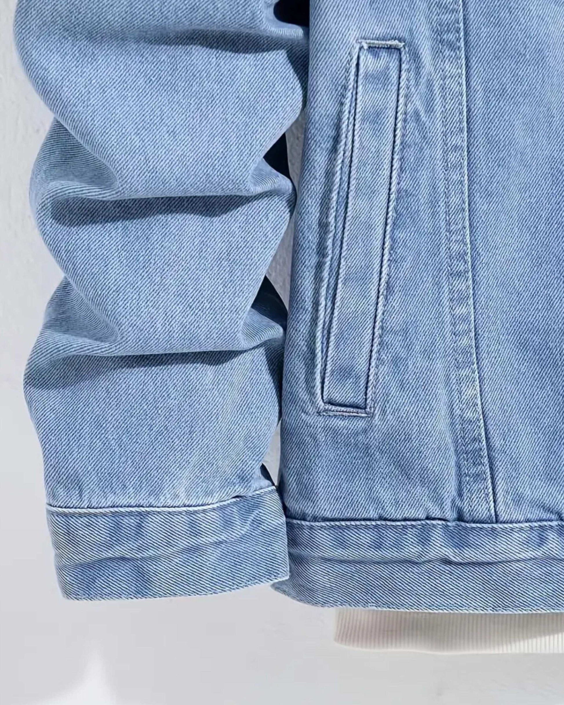 MST Luxury Denim Jacket Blue - Mystyletoday