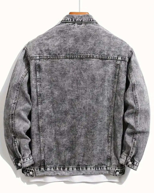 MST Luxury Denim Jacket Grey - Mystyletoday