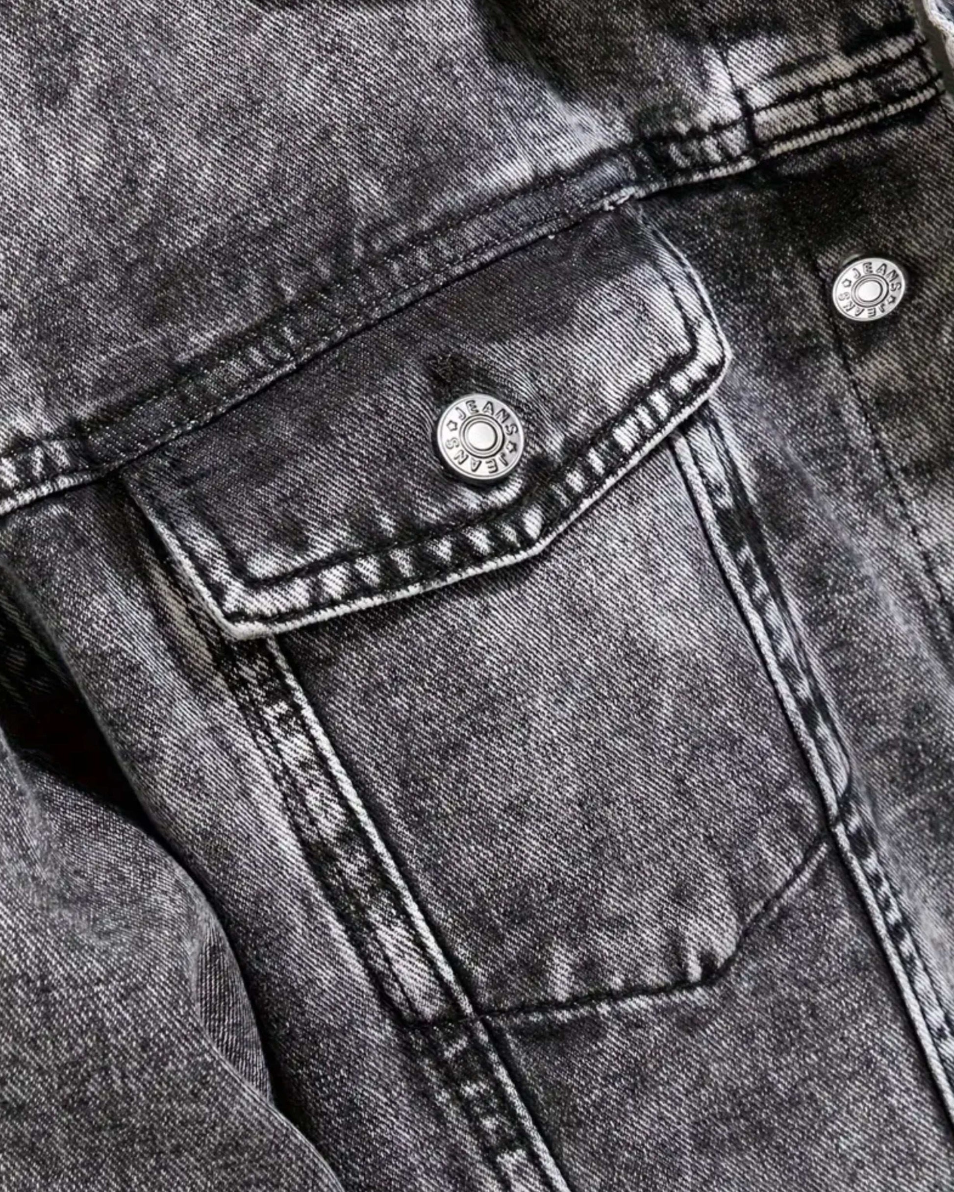 MST Luxury Denim Jacket Grey - Mystyletoday