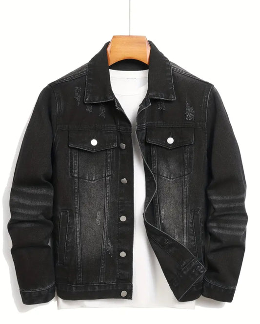 MST Luxury Denim Jacket Black