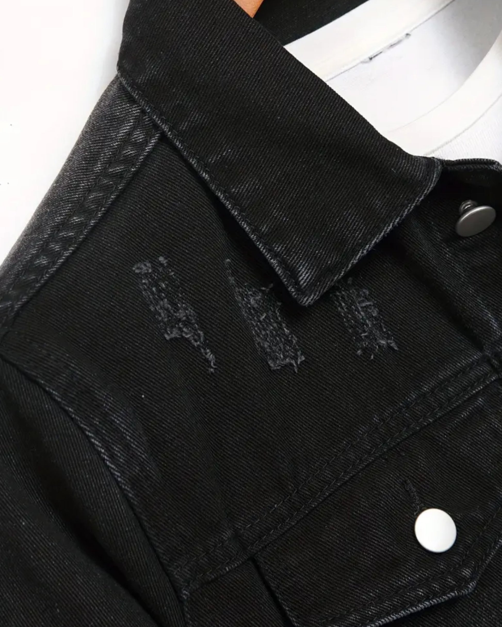 MST Luxury Denim Jacket Black