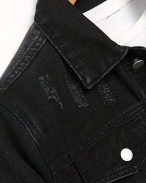 MST Luxury Denim Jacket Black
