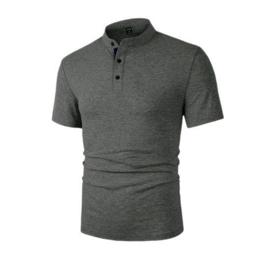 MST Zaphira polo shirt Dark Grey - Mystyletoday