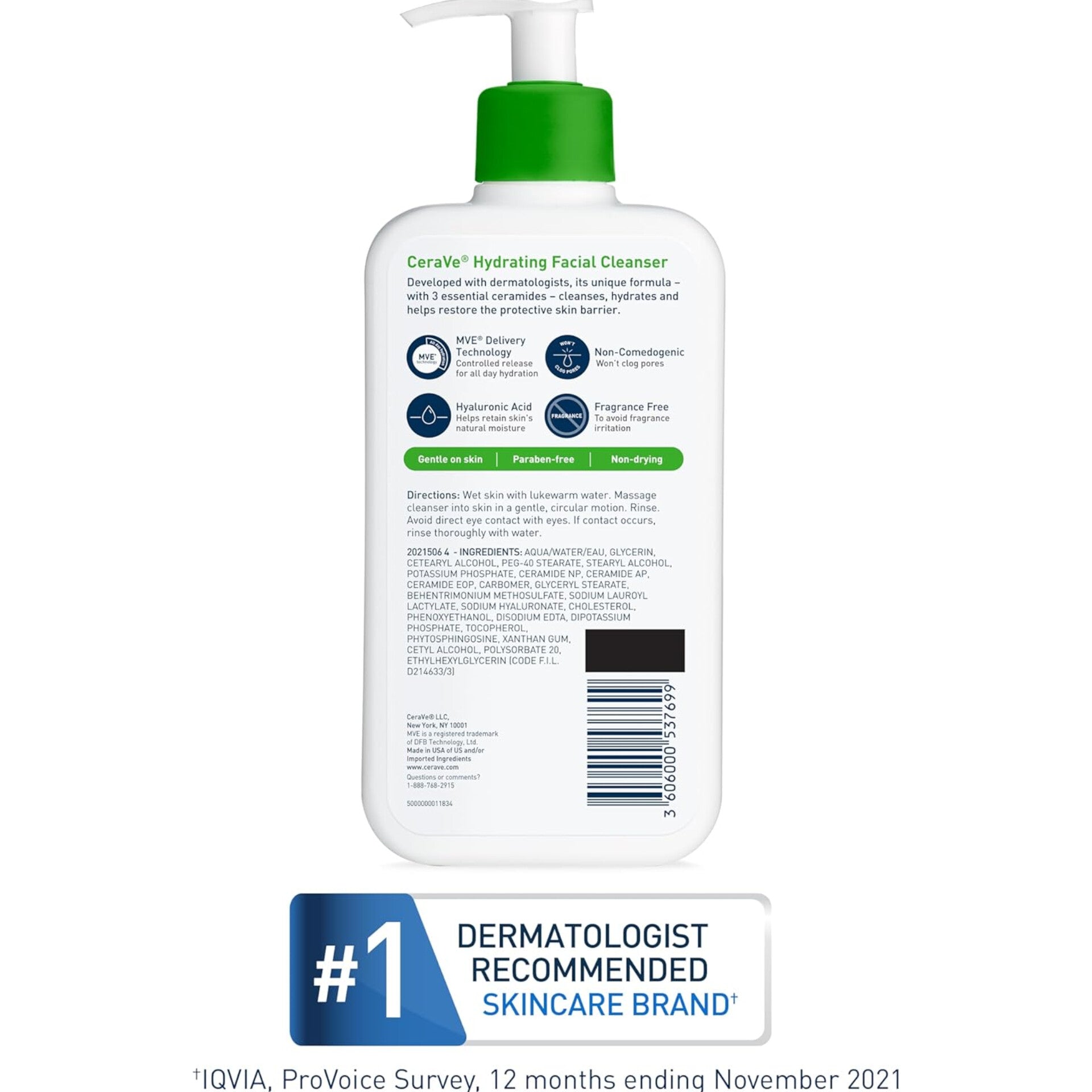 CeraVe Hydrating Facial Cleanser