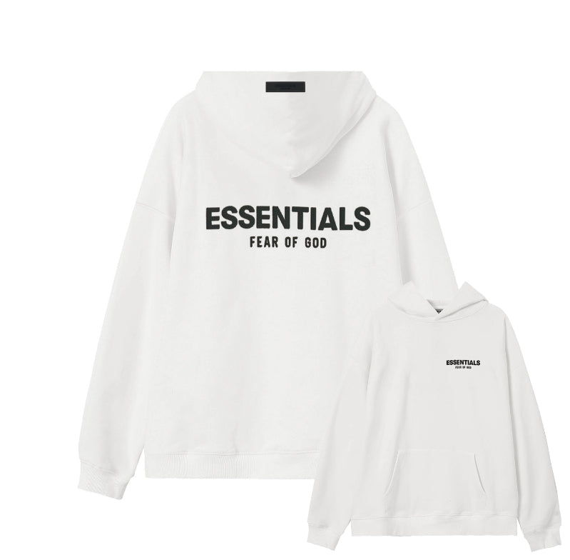 Fear of God Essentials sweathoodie White