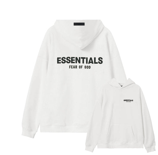 Fear of God Essentials sweathoodie White