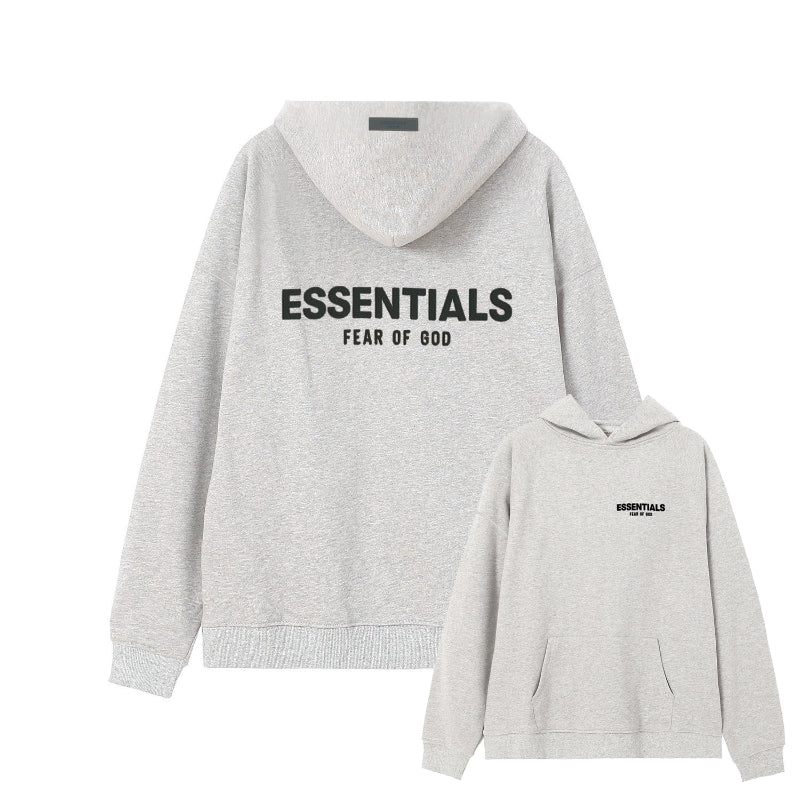 Fear of God Essentials sweathoodie grey
