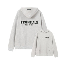 Fear of God Essentials sweathoodie grey