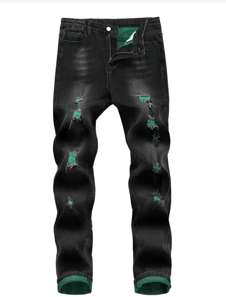 MST Luxury Denim jeans Green Thunder