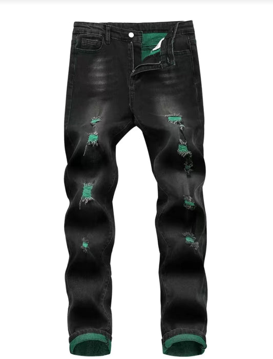 MST Luxury Denim jeans Green Thunder