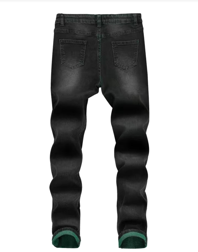 MST Luxury Denim jeans Green Thunder