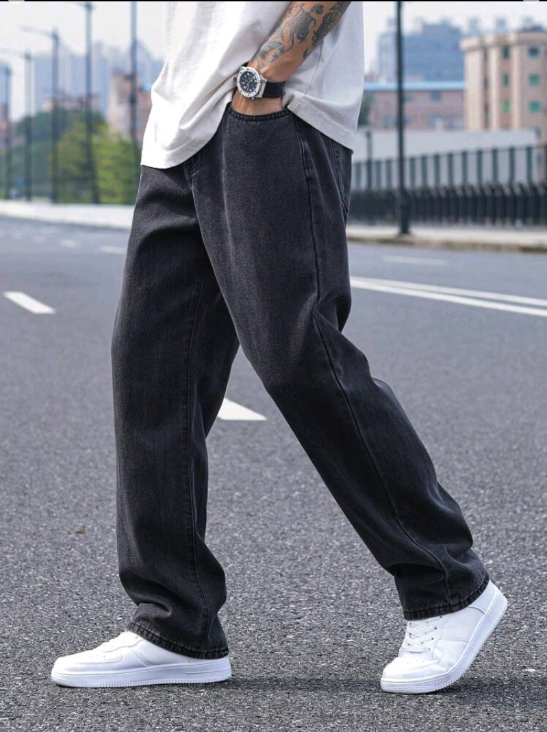 MST Luxury Baggy jeans Graphite Black