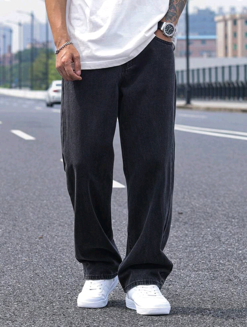 MST Luxury Baggy jeans Graphite Black