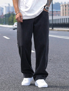 MST Luxury Baggy jeans Graphite Black