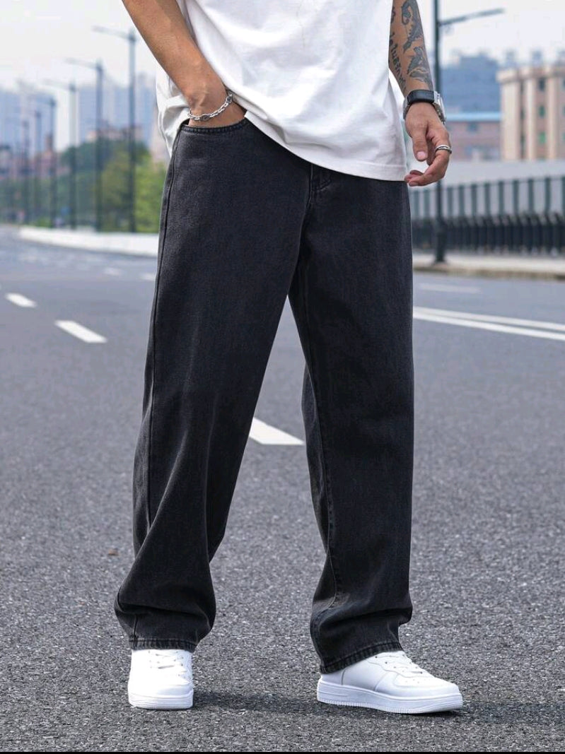 MST Luxury Baggy jeans Graphite Black