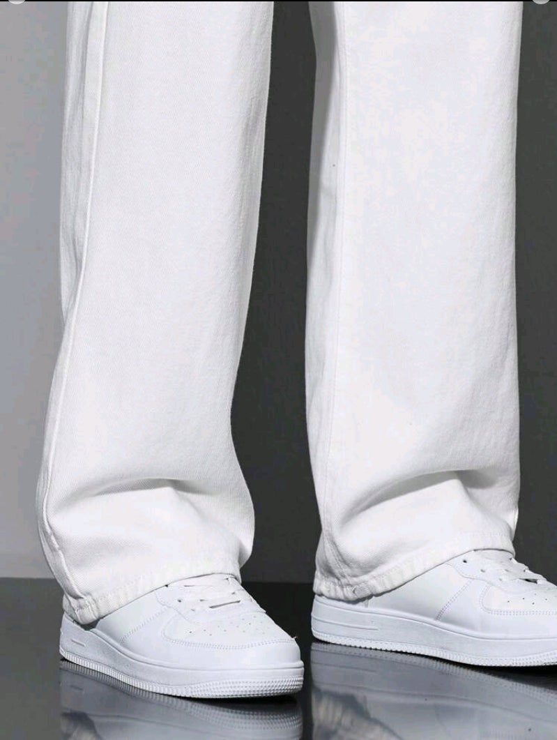 MST Luxury Baggy jeans White