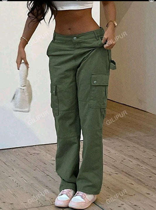 MST GILIPUR Cargo Pants Moss Green