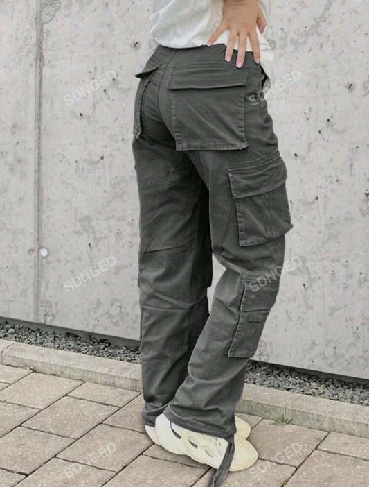 MST SDNGED Cargo Pants Stone Grey