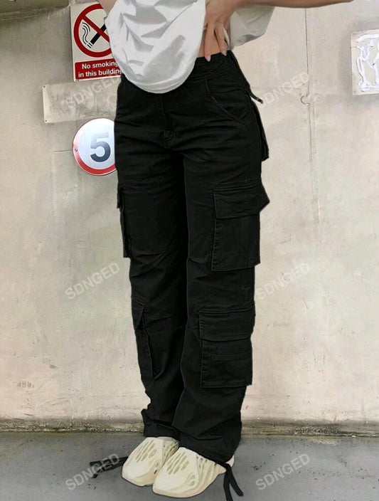 MST SDNGED Cargo Pants Black