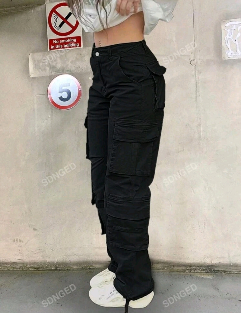 MST SDNGED Cargo Pants Black