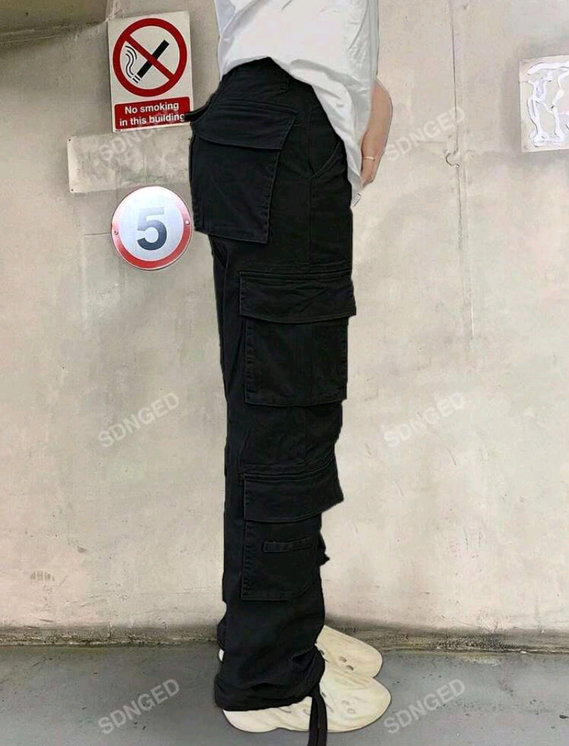 MST SDNGED Cargo Pants Black