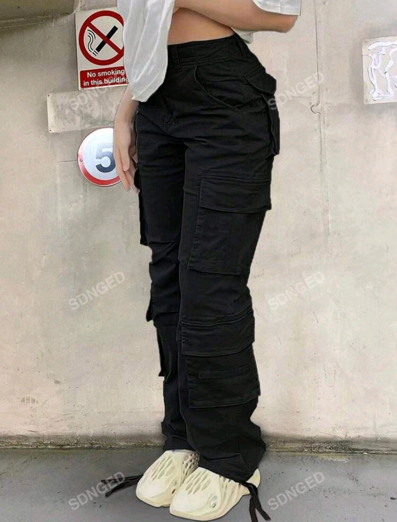 MST SDNGED Cargo Pants Black
