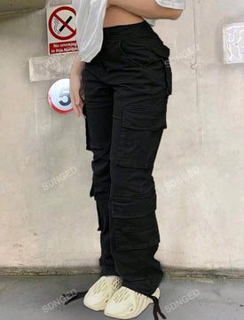 MST SDNGED Cargo Pants Black