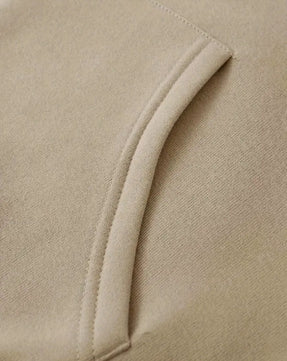 MST God Did Zip-Up Hoodie Beige