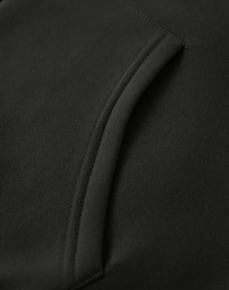MST God Did Zip-Up Hoodie Black