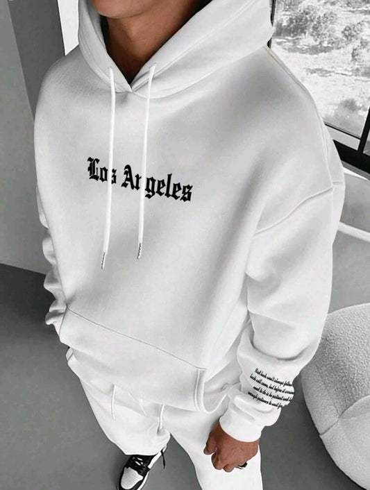 MST LA Sweat Hoodie Ivory White