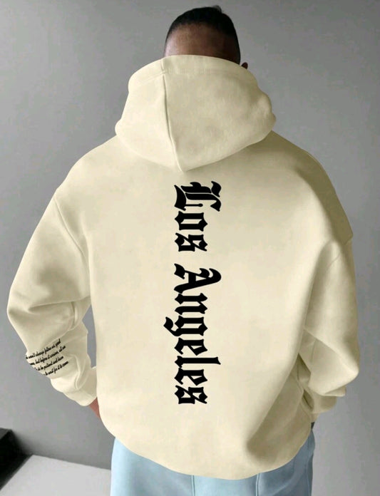 MST LA Sweat Hoodie Ivory Beige