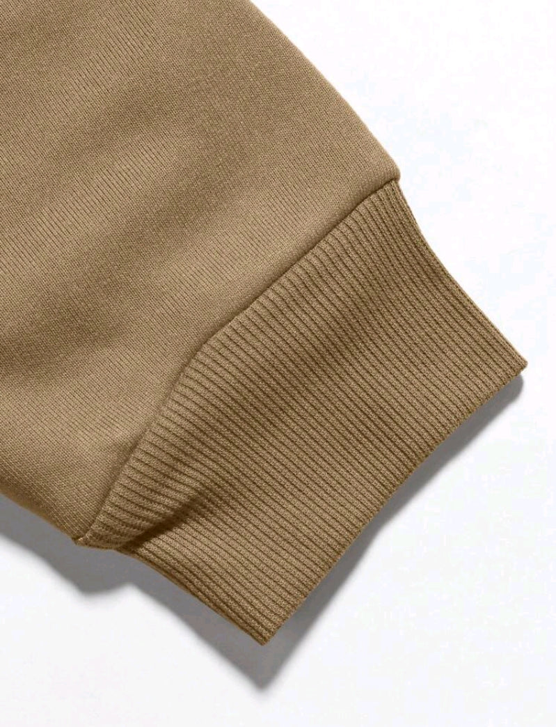 MST Street Era Zip-up Hoodie Brown sugar