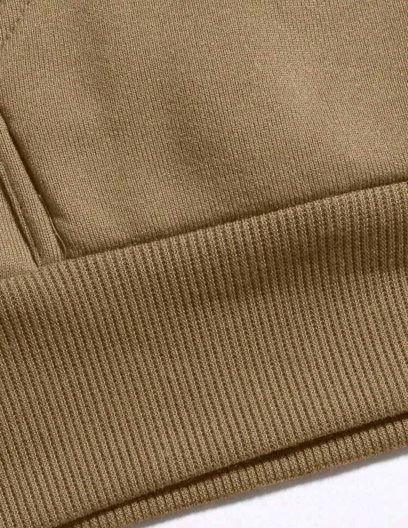MST Street Era Zip-up Hoodie Brown sugar