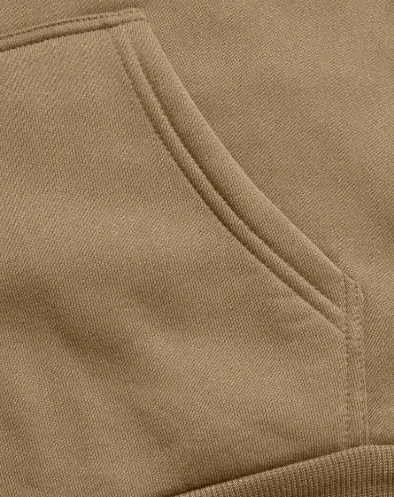 MST Street Era Zip-up Hoodie Brown sugar