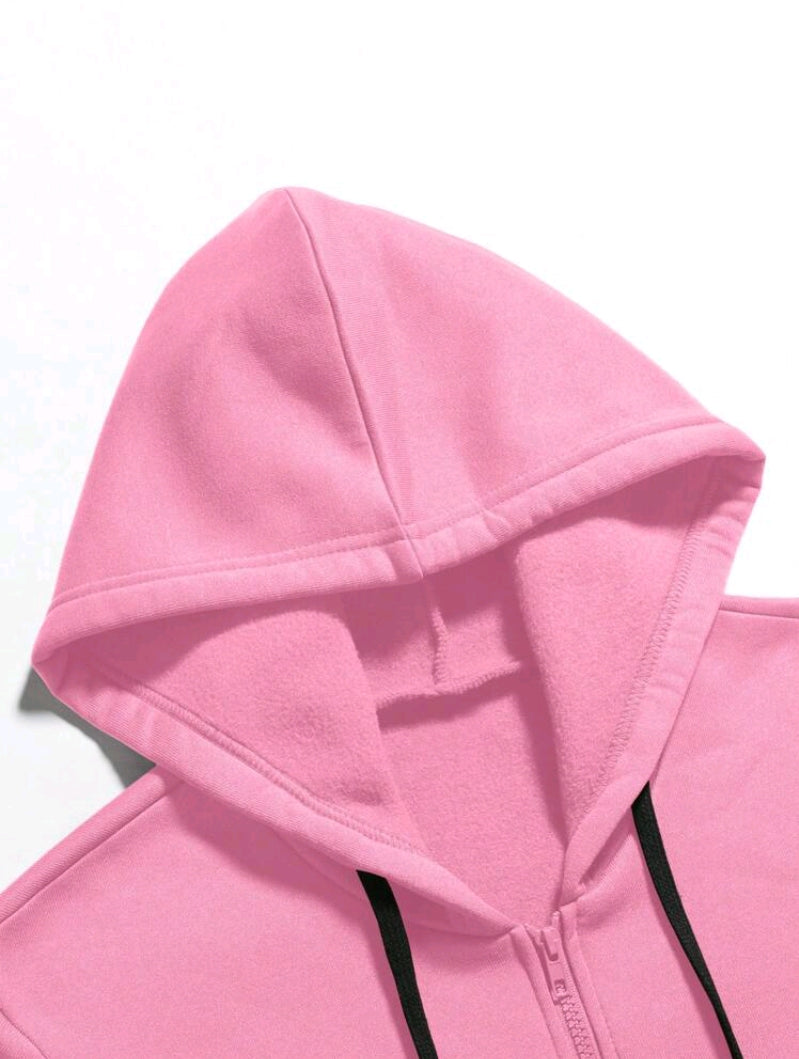 MST Street Era Zip-up Hoodie Pink
