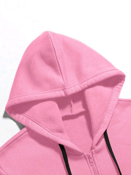 MST Street Era Zip-up Hoodie Pink