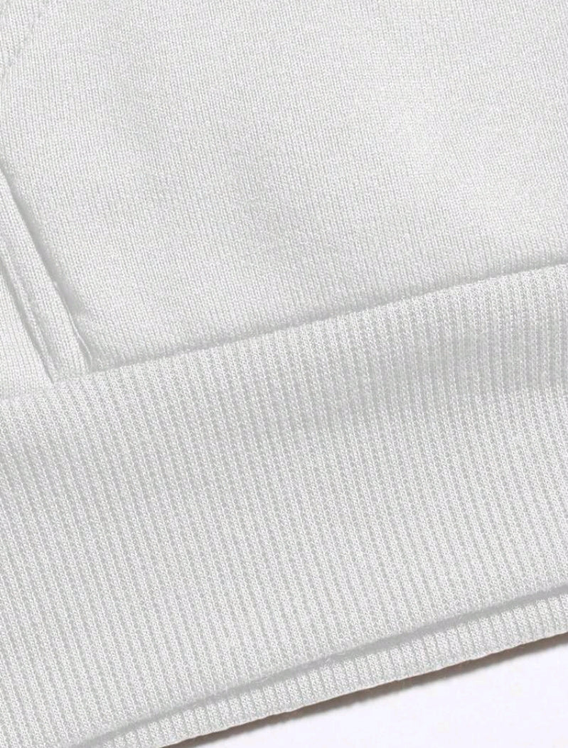 MST Street Era Zip-up Hoodie White