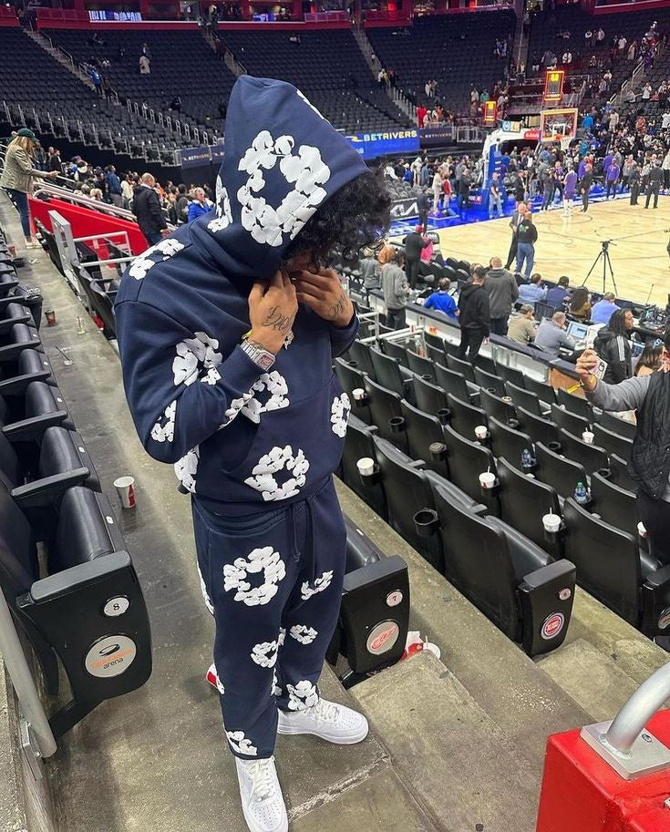 Denim Tears Navy Blue Tracksuit